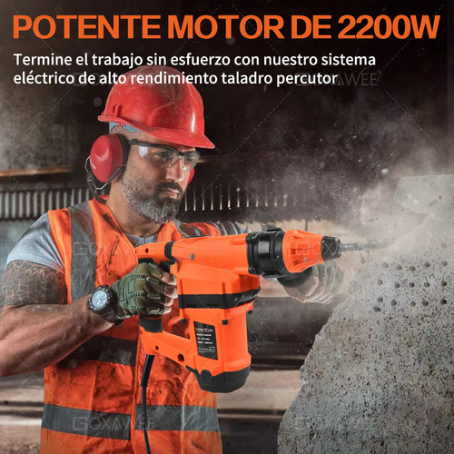 Rotomartillo Concelador Goxawee Perforador Sds-plus 2200w