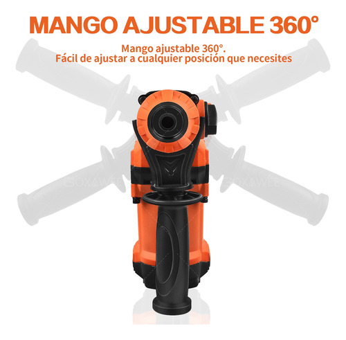 Rotomartillo Concelador Goxawee Perforador Sds-plus 2200w