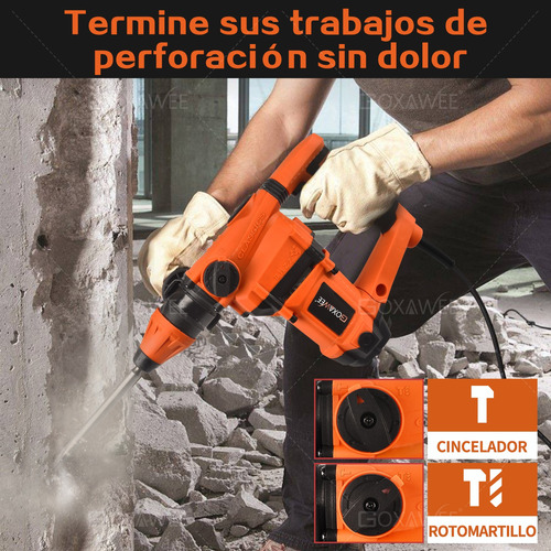 Rotomartillo Concelador Goxawee Perforador Sds-plus 2200w