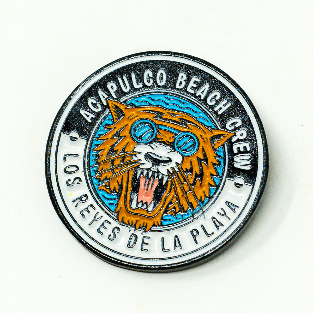 Pin metalico coleccionable Acapulco Los Reyes de la Playa.