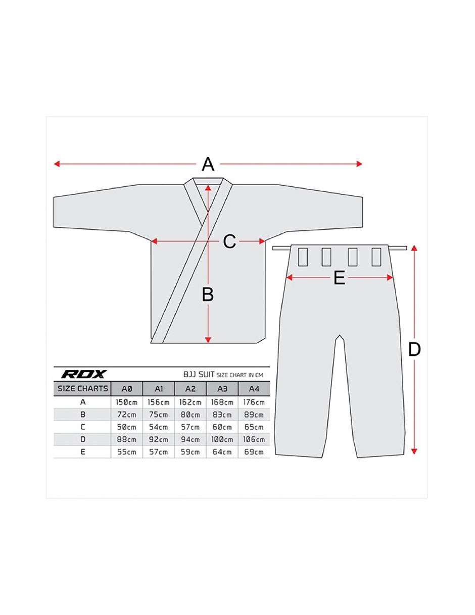 Gi Jiu-jitsu Brasileño Kimono S3 Rdx Azul A1 A2 A3.