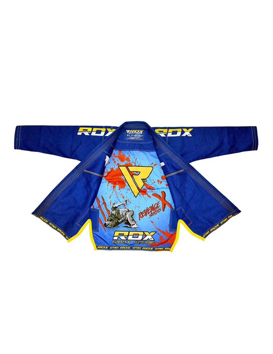 Gi Jiu-jitsu Brasileño Kimono S3 Rdx Azul A1 A2 A3.