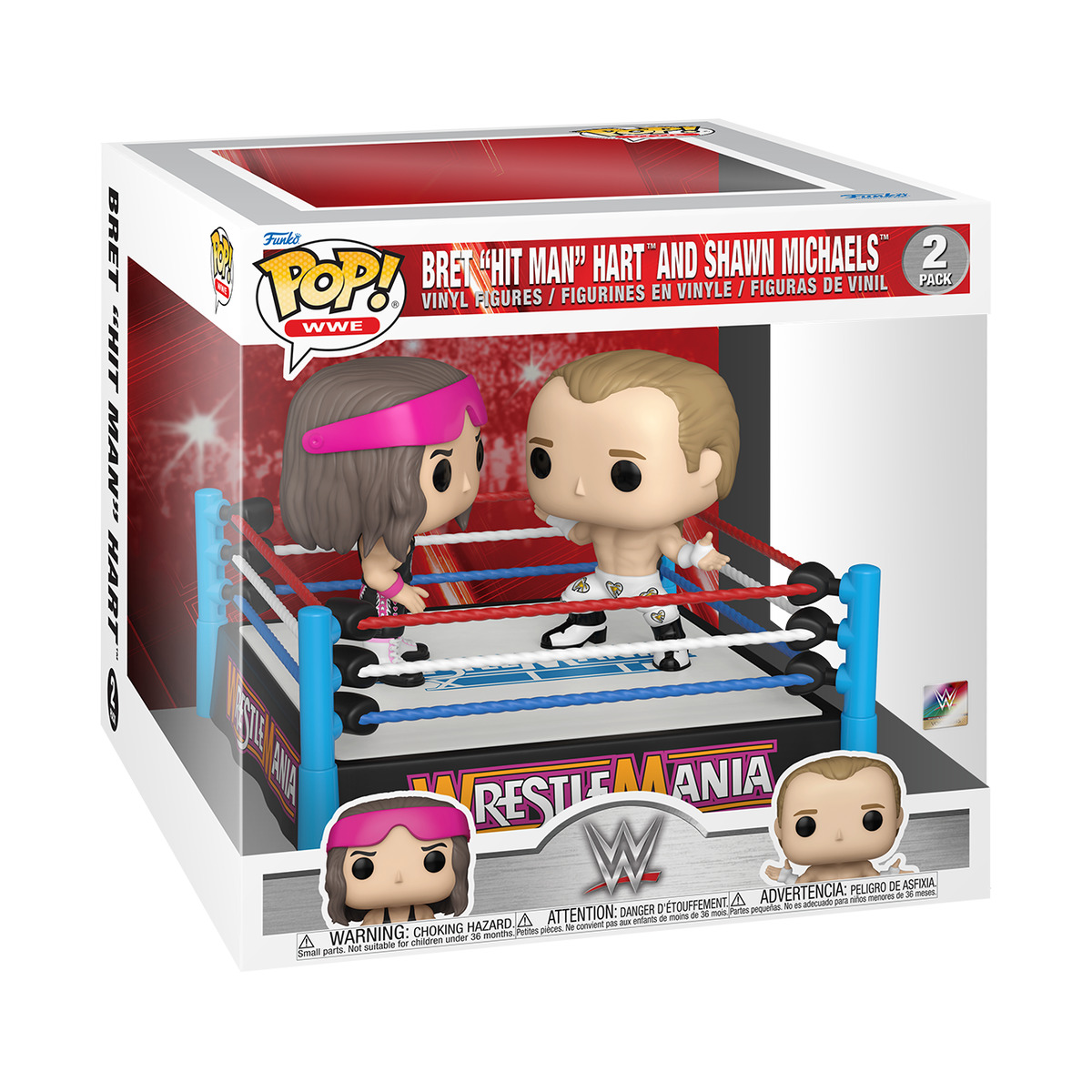 Funko Pop Moment: WWE - Bret Hart vs Shawn Michaels.