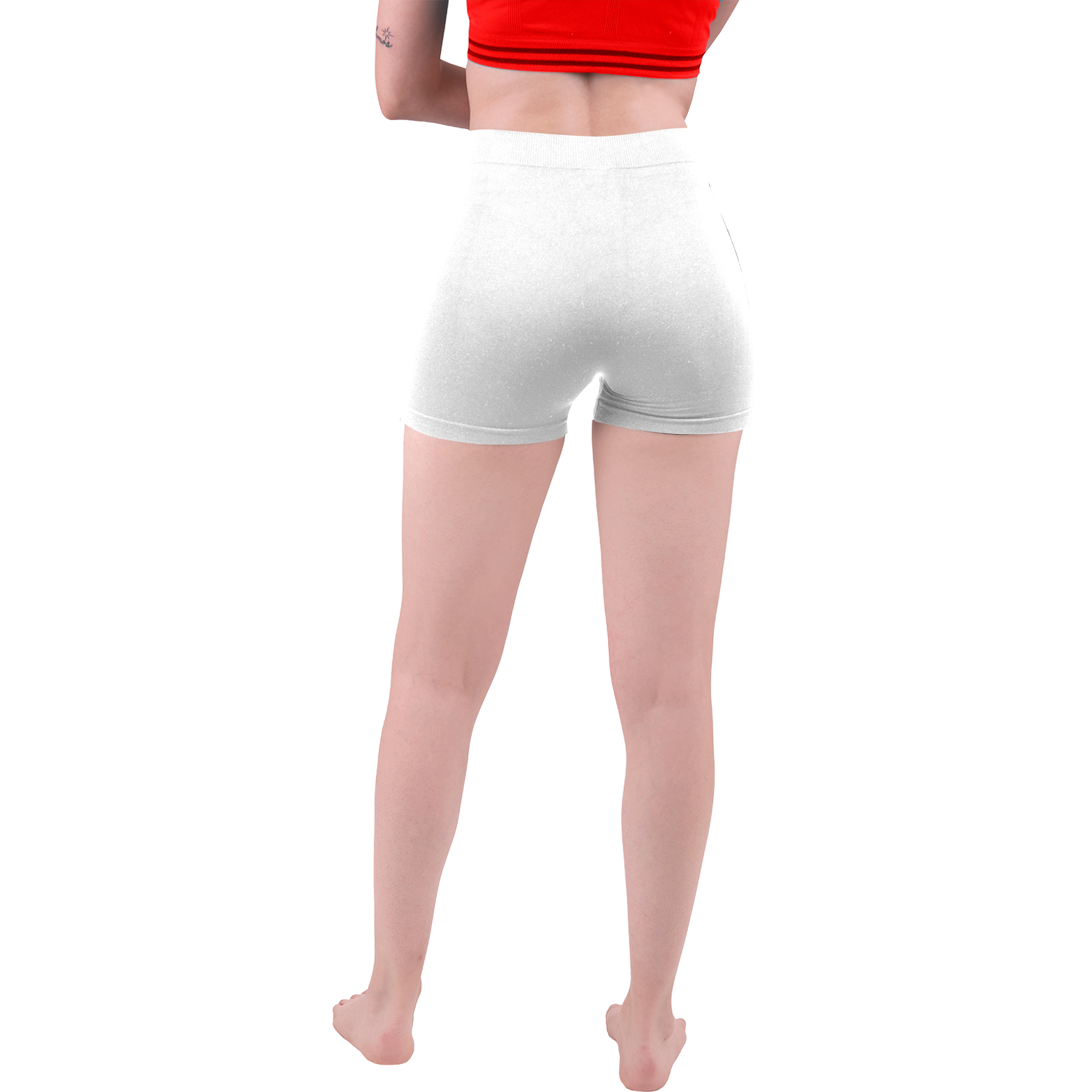 Short Deportivo Mujer, Unitalla, Duo Blanco - Blanco, Boxer, Pantalones Cortos, Ropa Interior.