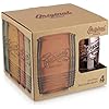 A Glaver's - Juego de 4 vasos originales Mason Collins de colores surtidos para zumos, cócteles, vasos de bebidas y lavado a mano (color original Mason 20 onzas).