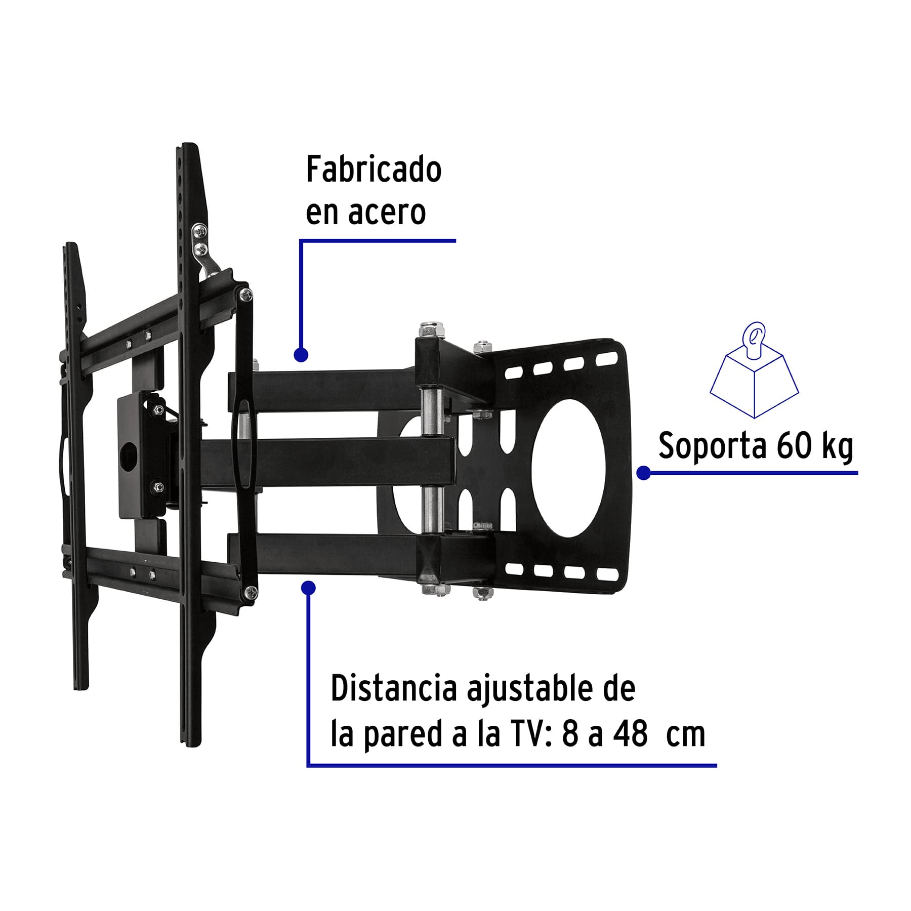 Soporte para pantallas de 26" a 65".