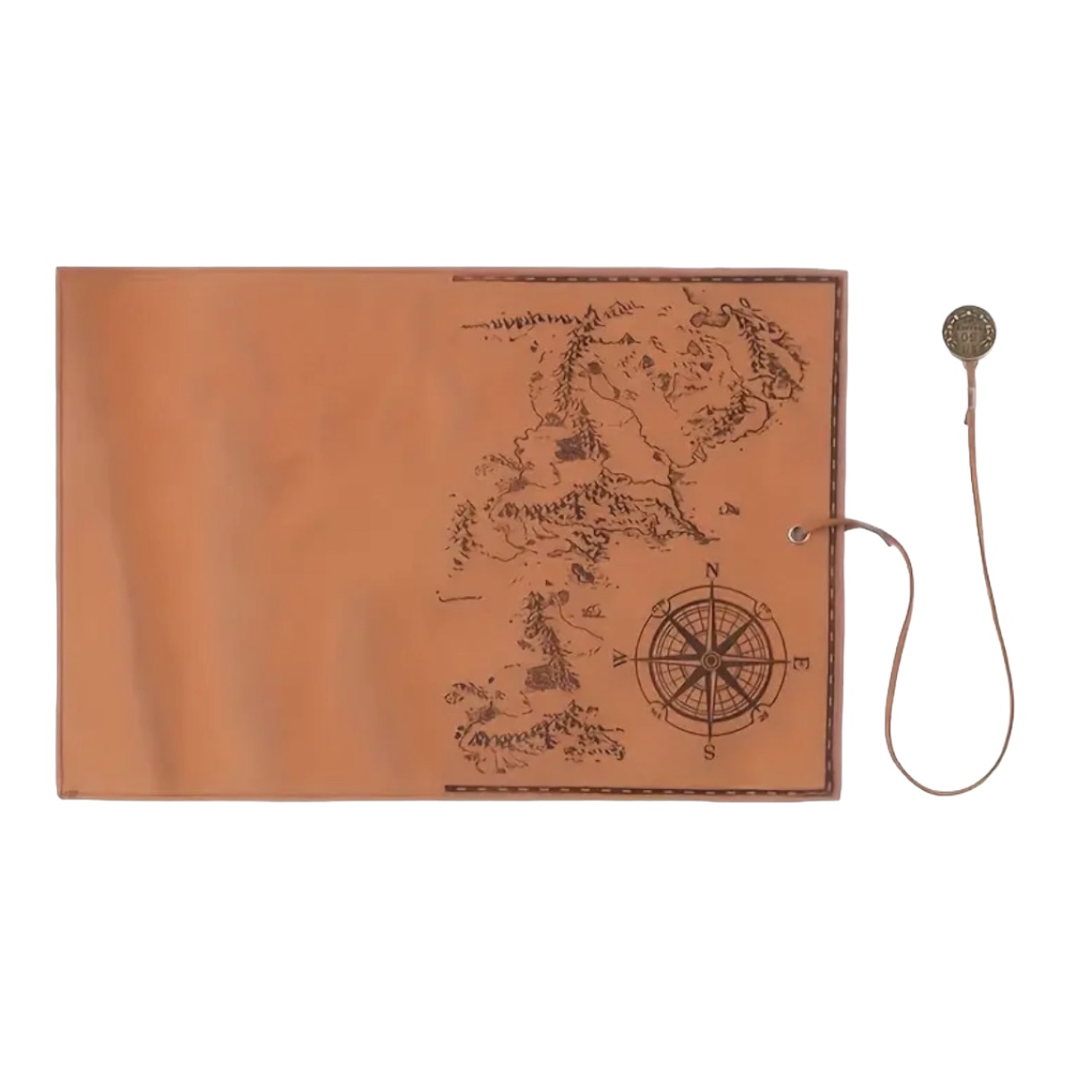 Estuche Enrollable De Lápices Retro De Mapa Del Tesoro