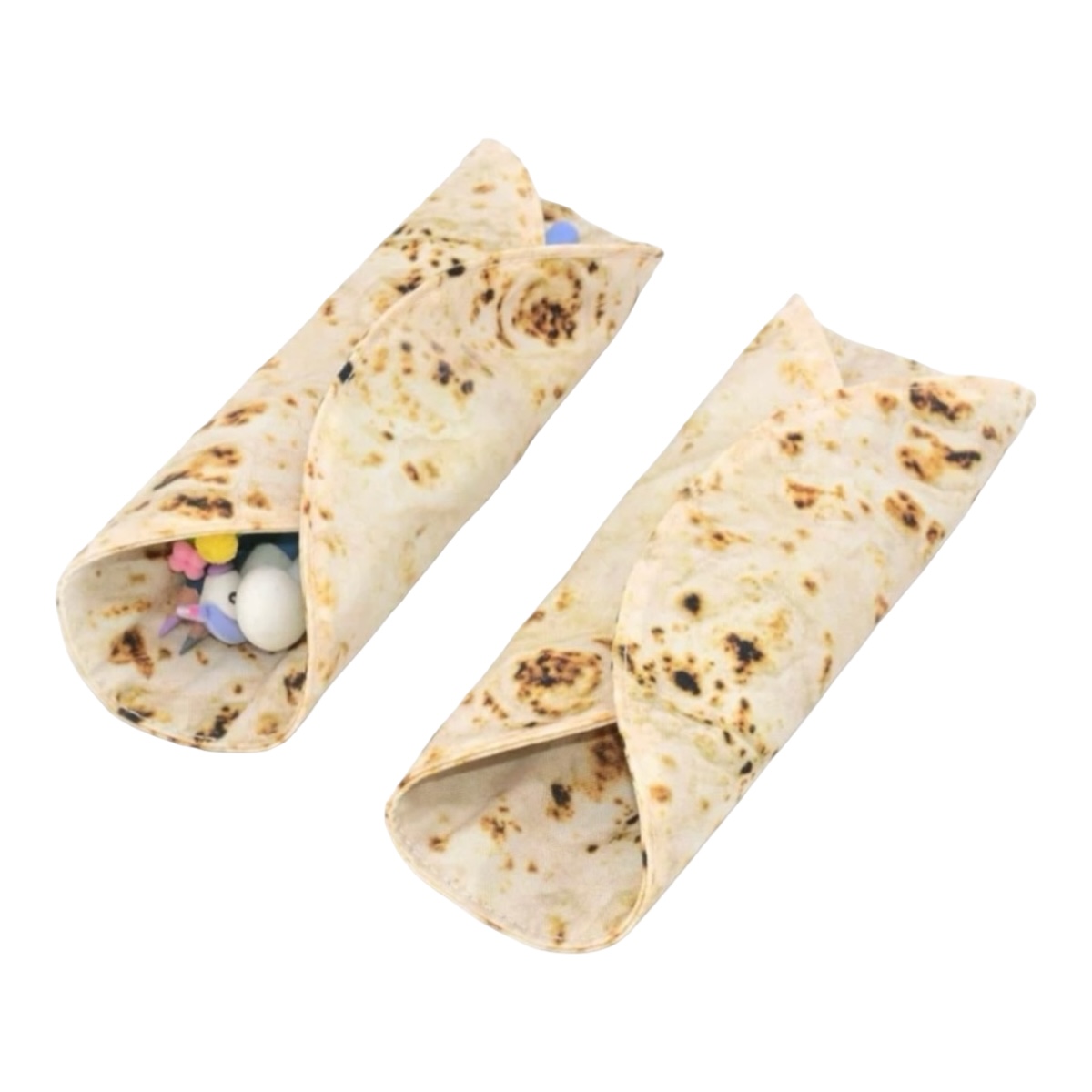 Estuche Lapicero Oficina Escolar Kawaii Tipo Tortilla Harina