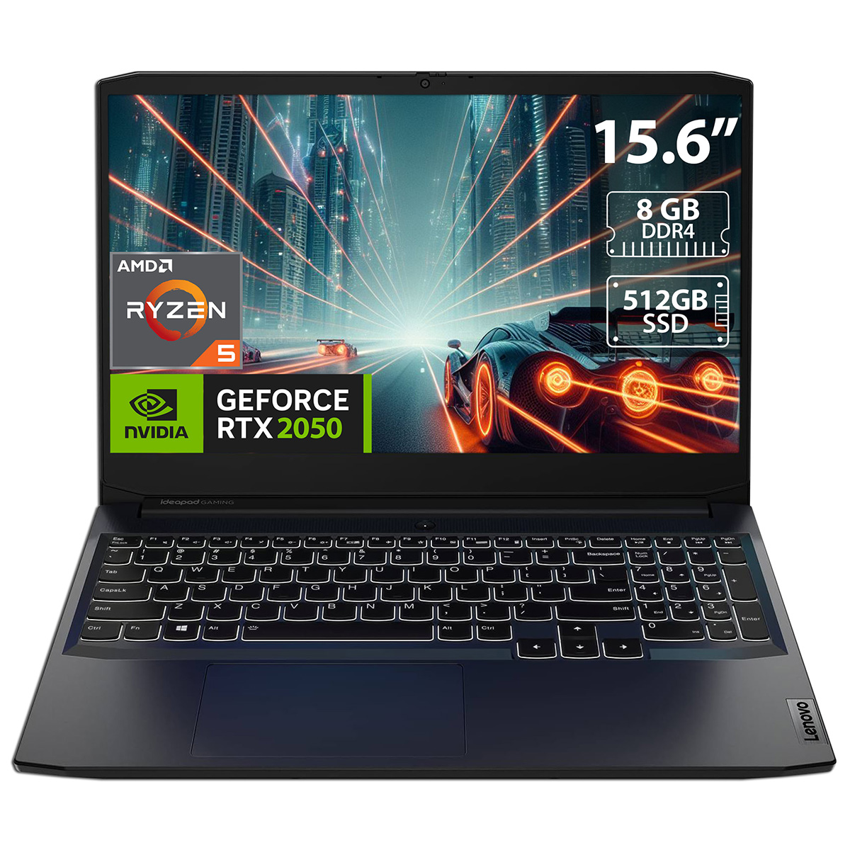 Laptop Gamer Lenovo IdeaPad Gaming 3: AMD Ryzen 5 5500H, RAM 8GB DDR4 ...