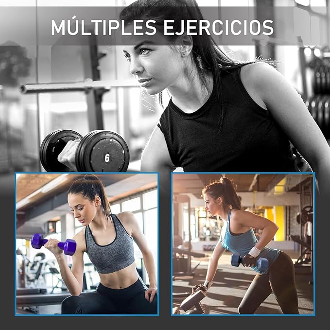ZENSUKYE par de Mancuernas de vinil, 5LB.