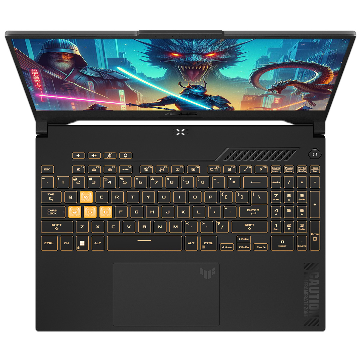 Laptop Gamer ASUS TUF Gaming F15: Procesador Intel Core i9 13900H (hasta 5.4 GHz), Memoria de 32GB, SSD de 1TB, Pantalla de 15.6" LED, Video NVIDIA GeForce RTX 4060 S.O. Windows 11 Home (64 Bits), Teclado en Inglés, Color Negro.