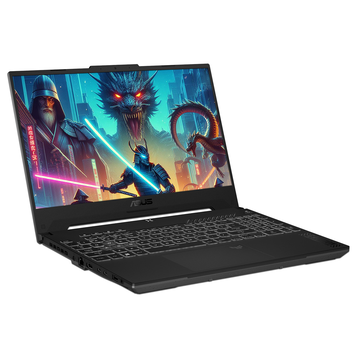 Laptop Gamer ASUS TUF Gaming F15: Procesador Intel Core i9 13900H (hasta 5.4 GHz), Memoria de 32GB, SSD de 1TB, Pantalla de 15.6" LED, Video NVIDIA GeForce RTX 4060 S.O. Windows 11 Home (64 Bits), Teclado en Inglés, Color Negro.