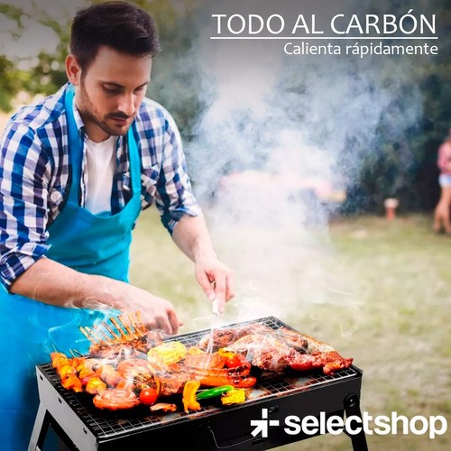 Asador Parrilla Carbón Grill Cocina Bbq Portátil Cocina.