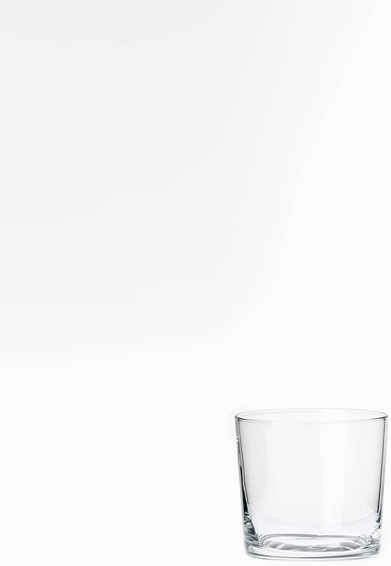 A Borgonovo | Olimpia Juego de Botella y Vaso de Vidrio Polka para Mesa de Noche 1 l | Botellas de vidrio | Jarra de Vidrio | Jarra y Vaso | Para agua, jugo, leche, limonada..