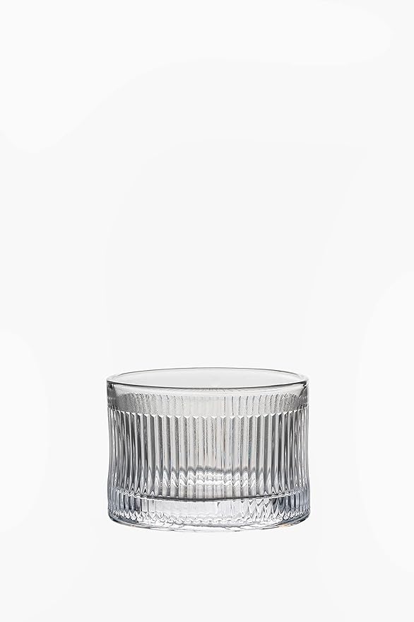 A Alfi+Mag - Juego de jarra de agua y vasos de vidrio para mesita de noche, botella de agua de 25.5 onzas con vaso de 6 onzas para mesita de noche, juego de baño de jarra de enjuague bucal, (vidrio transparente para ripe).