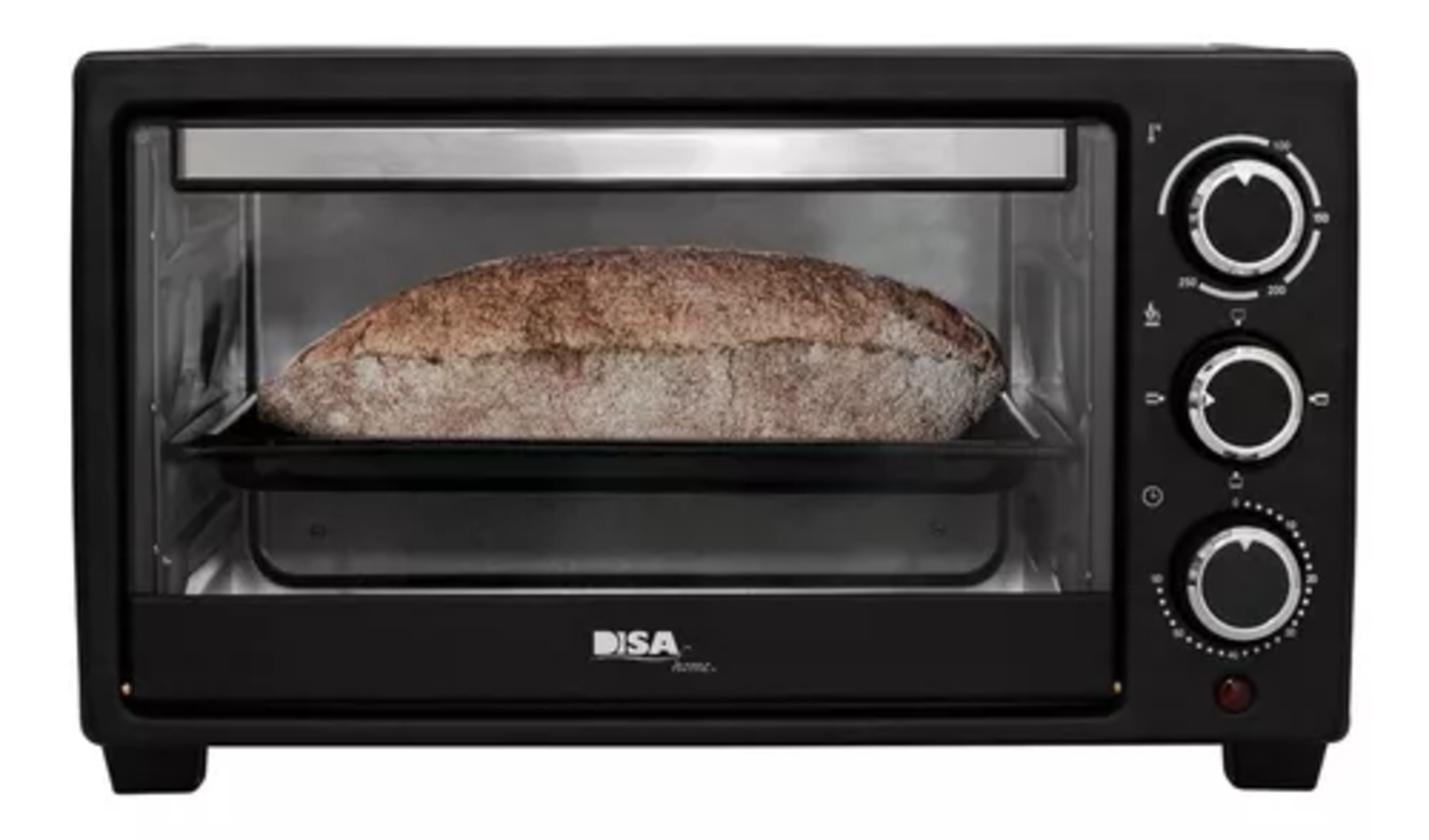 HORNO ELÉCTRICO---NEGRO-19 LITROS- HOREL-19