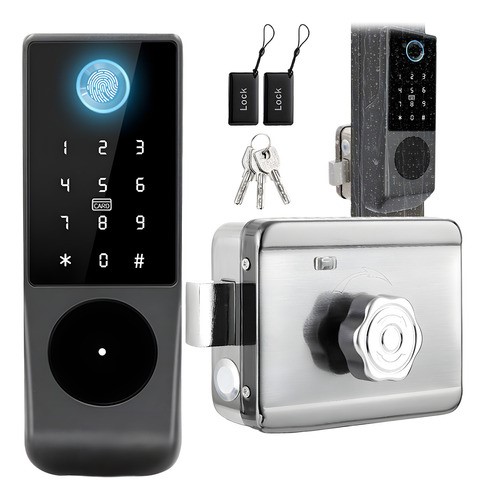 Chapa Cerradura Inteligente Electrónica Exterior Impermeable