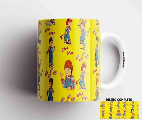 TAZA GOOD GUYS, CHUCKY, EL MUÑECO DIABOLICO, COLECCIONABLE