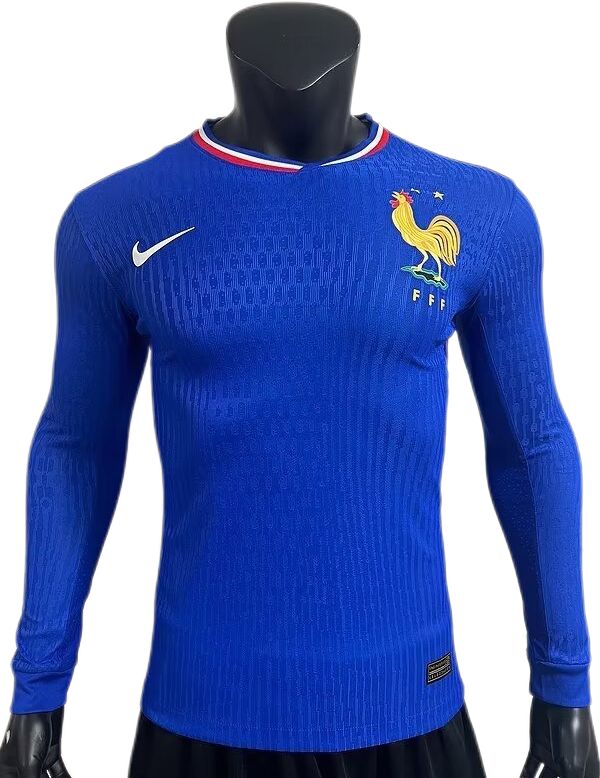 Nuevo! Jersey Francia 2024/2025 Manga Larga Titular Local Azul Talla M.