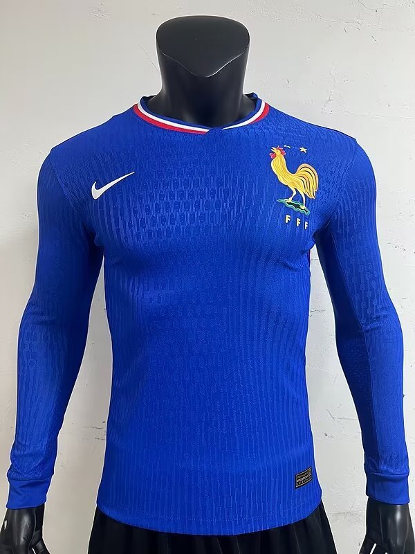 Nuevo! Jersey Francia 2024/2025 Manga Larga Titular Local Azul Talla M.