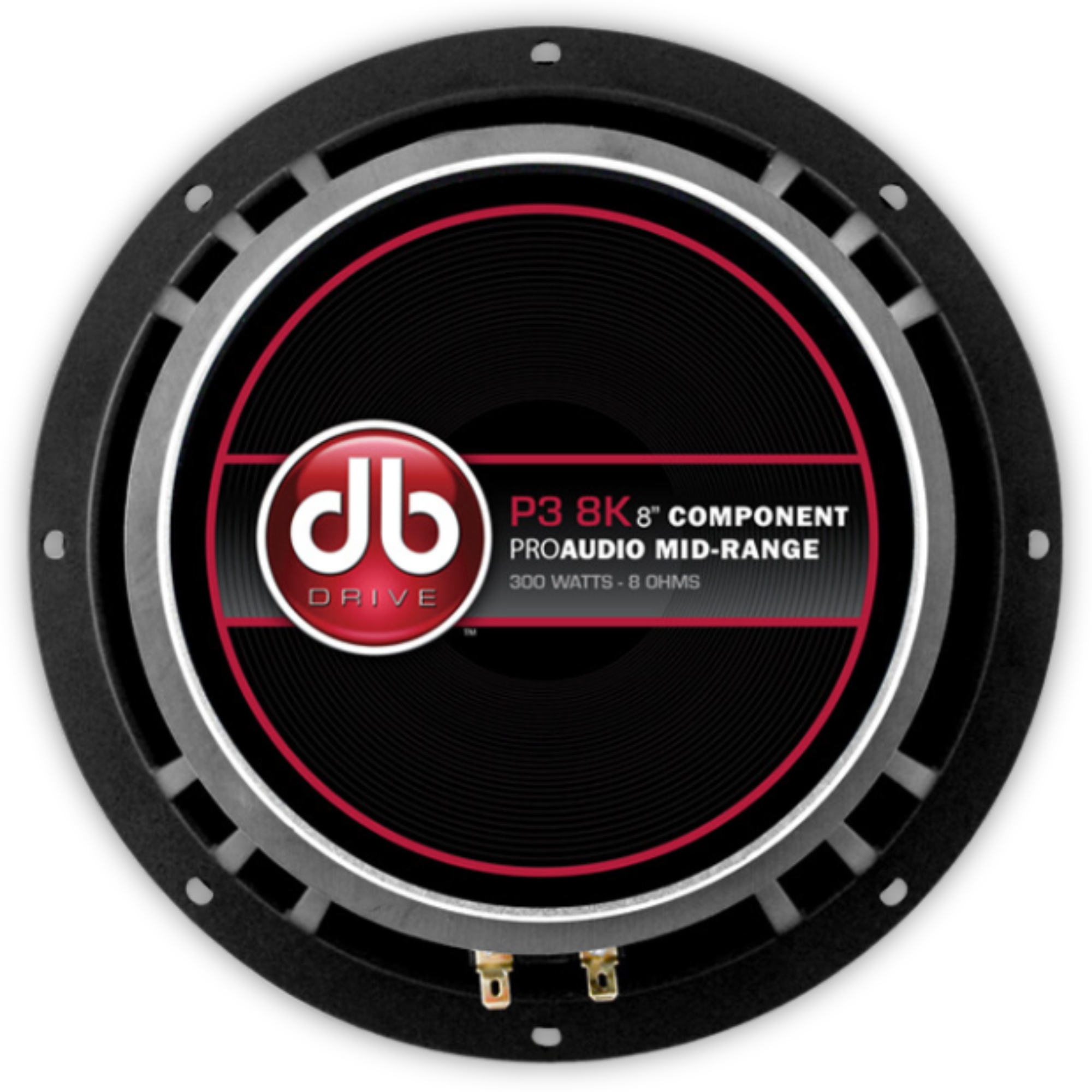 Set de Medios Rangos DB Drive P3 8K 300 Watts 8 Pulgadas 8 Ohms .