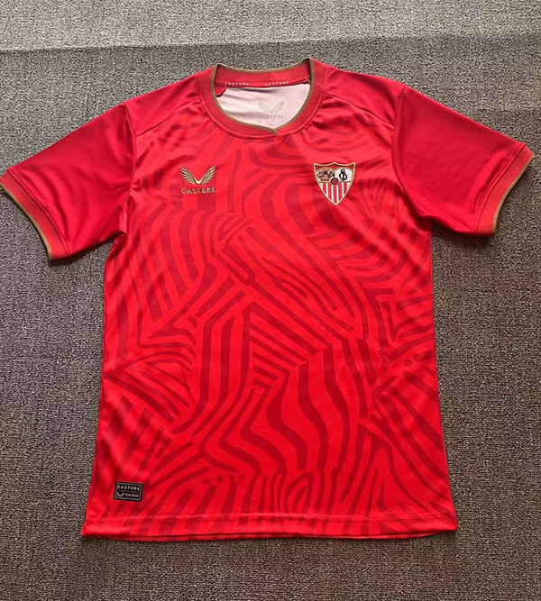 Nuevo! Jersey Sevilla España 2023/2024 Visita Rojo Talla M.
