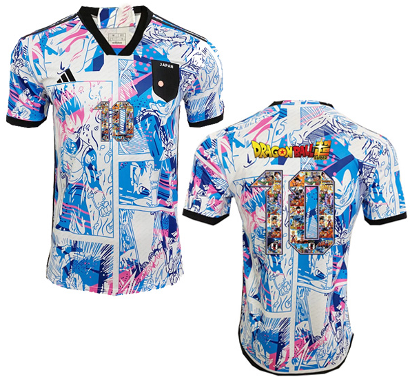 Nuevo! Jersey Japon Edicion Especial Dragon Ball Z con Numero 10 Talla S.
