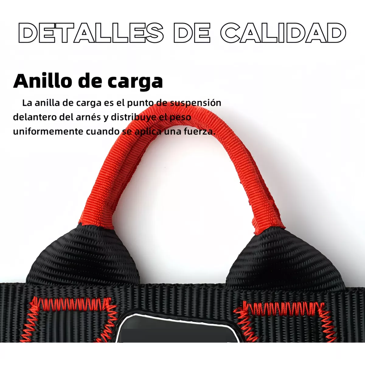  Arnés De Seguridad Para Roca Escalada Negro.