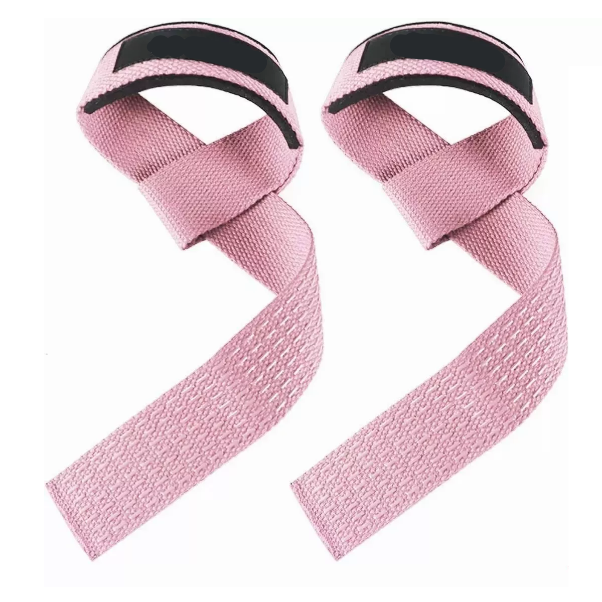 Straps Muñequera Gym Crossfit Pesas Lifting Fitness Cinta Rosa.