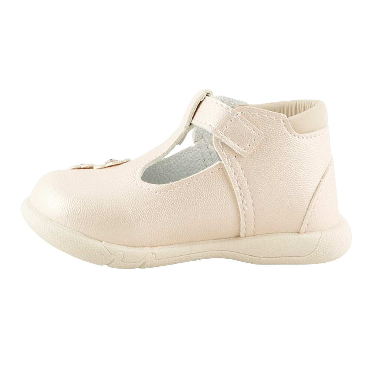 Zapato Niña Bebé Beige Bautizo Arco Ortopédico Cómodo 313-n