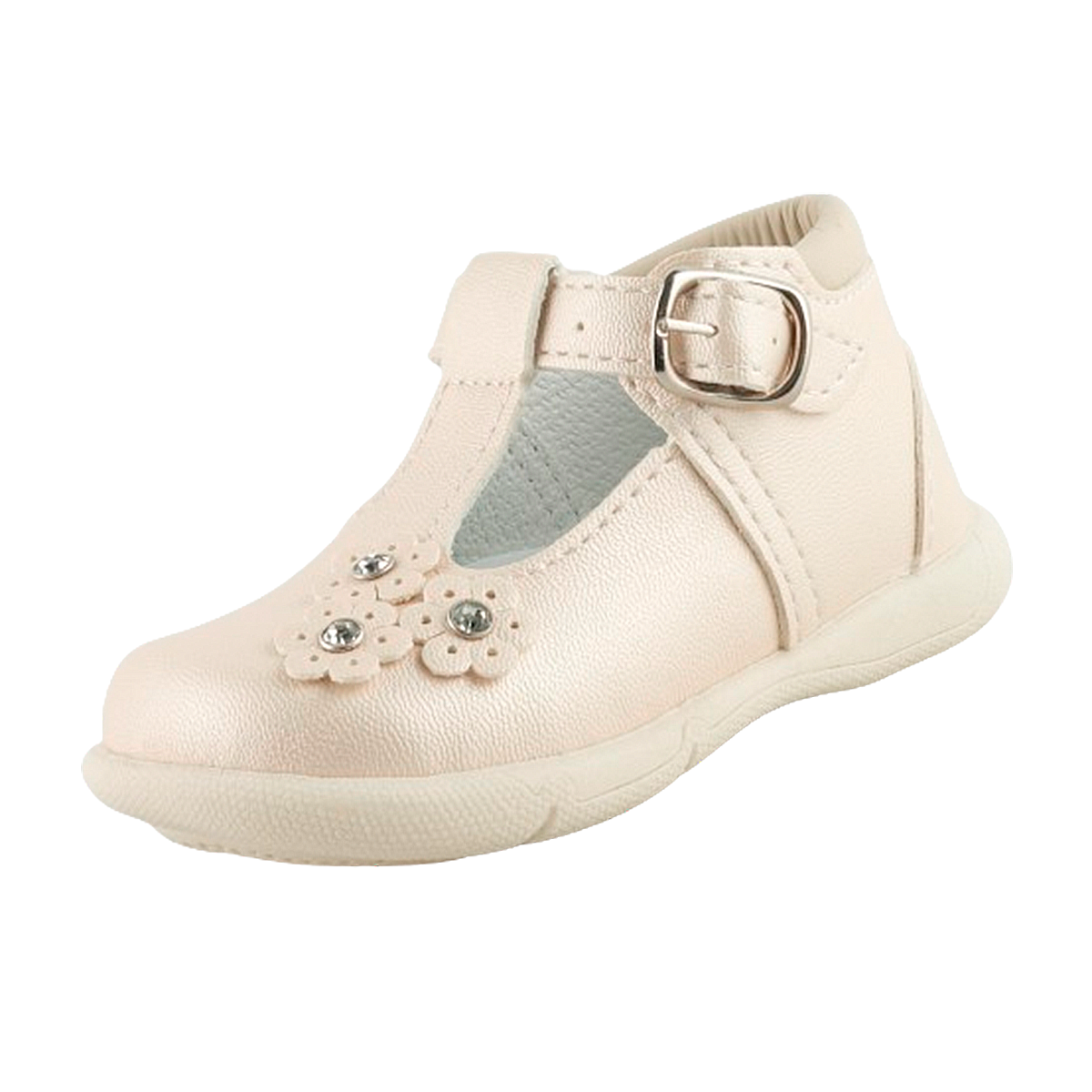Zapato Niña Bebé Beige Bautizo Arco Ortopédico Cómodo 313-n