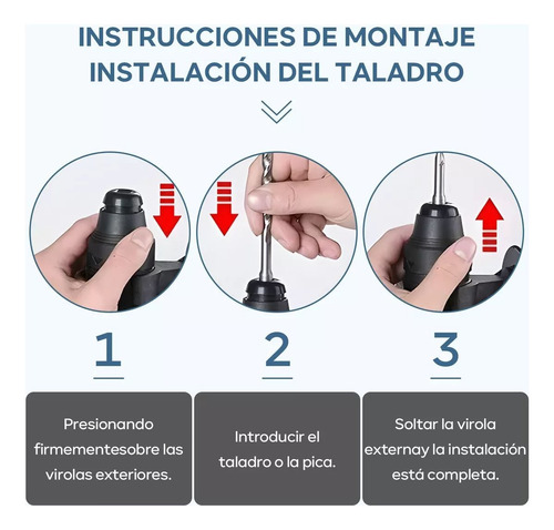 Rotomartillo Cincelador Perforador Taladro Sds Juego 1600w.