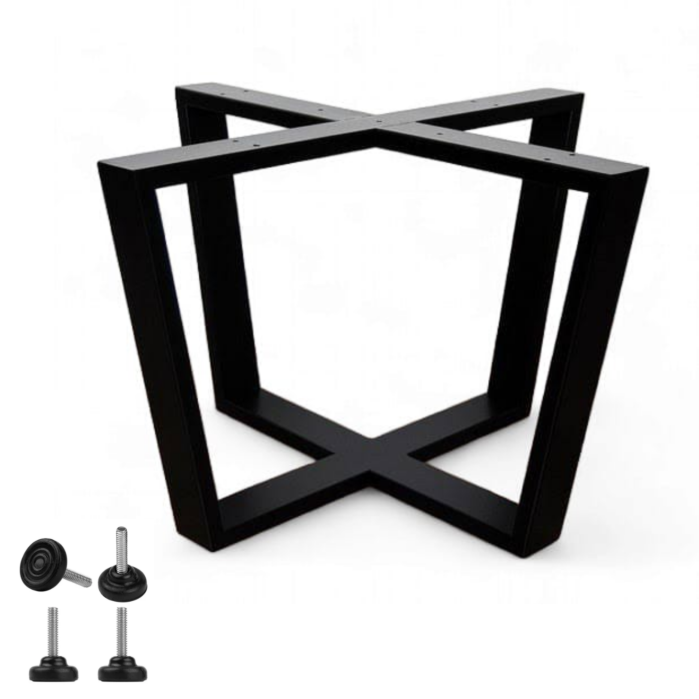 Base Pedastel Para Mesa Moderno Metal Cuadrada.