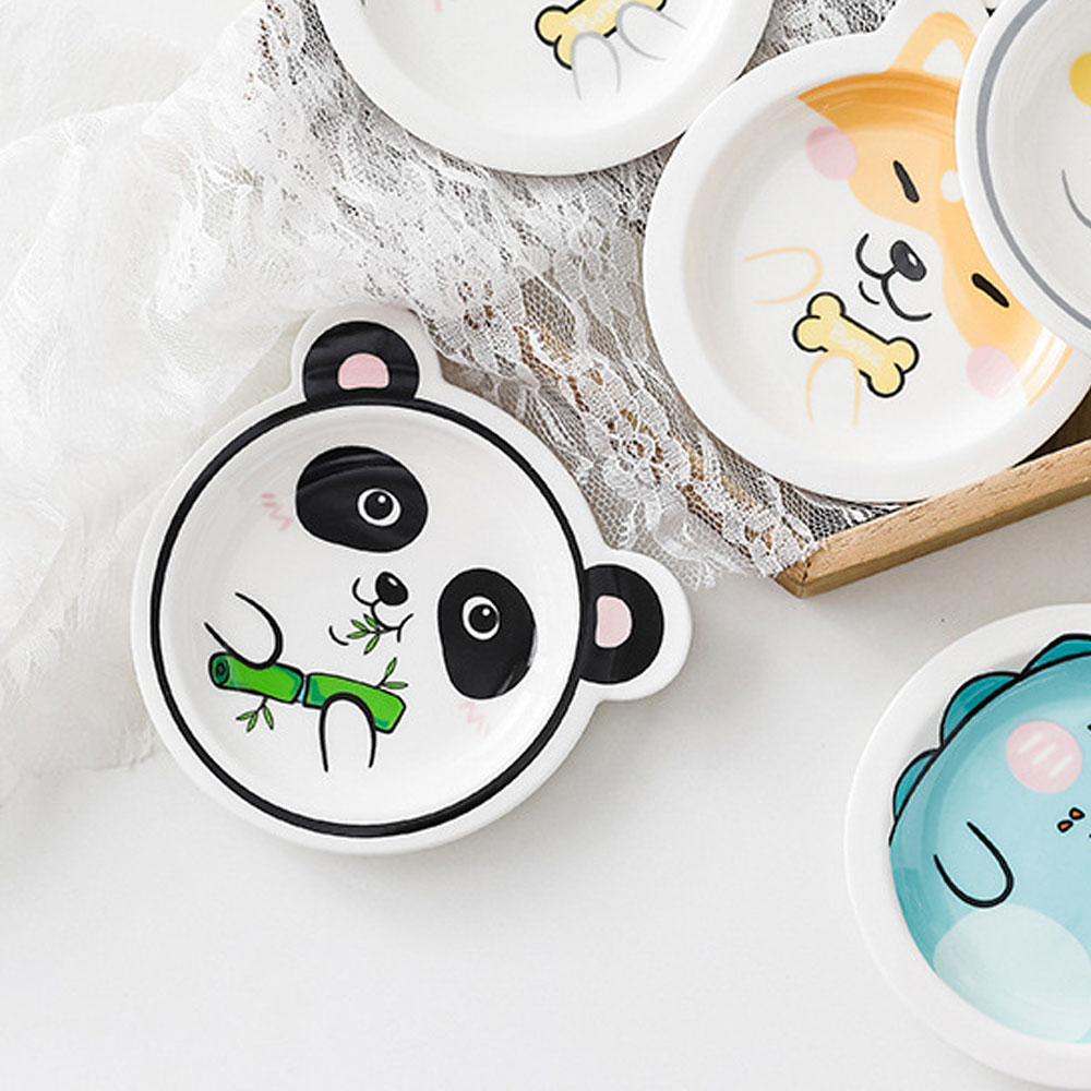 Taza de Cerámica para Café con Cuchara y Tapa Diseño de Oso Panda.