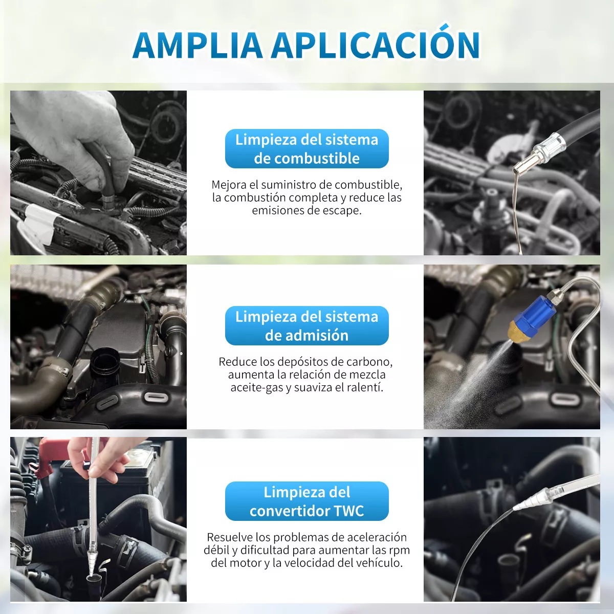 Limpiador De Inyectores De Boya Incluye Conector Kit 39 Pcs.