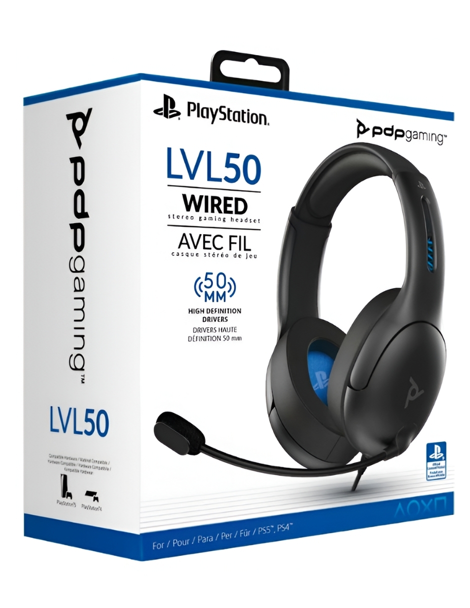 AUDÍFONOS GAMER PDP LVL 50 (PS4).