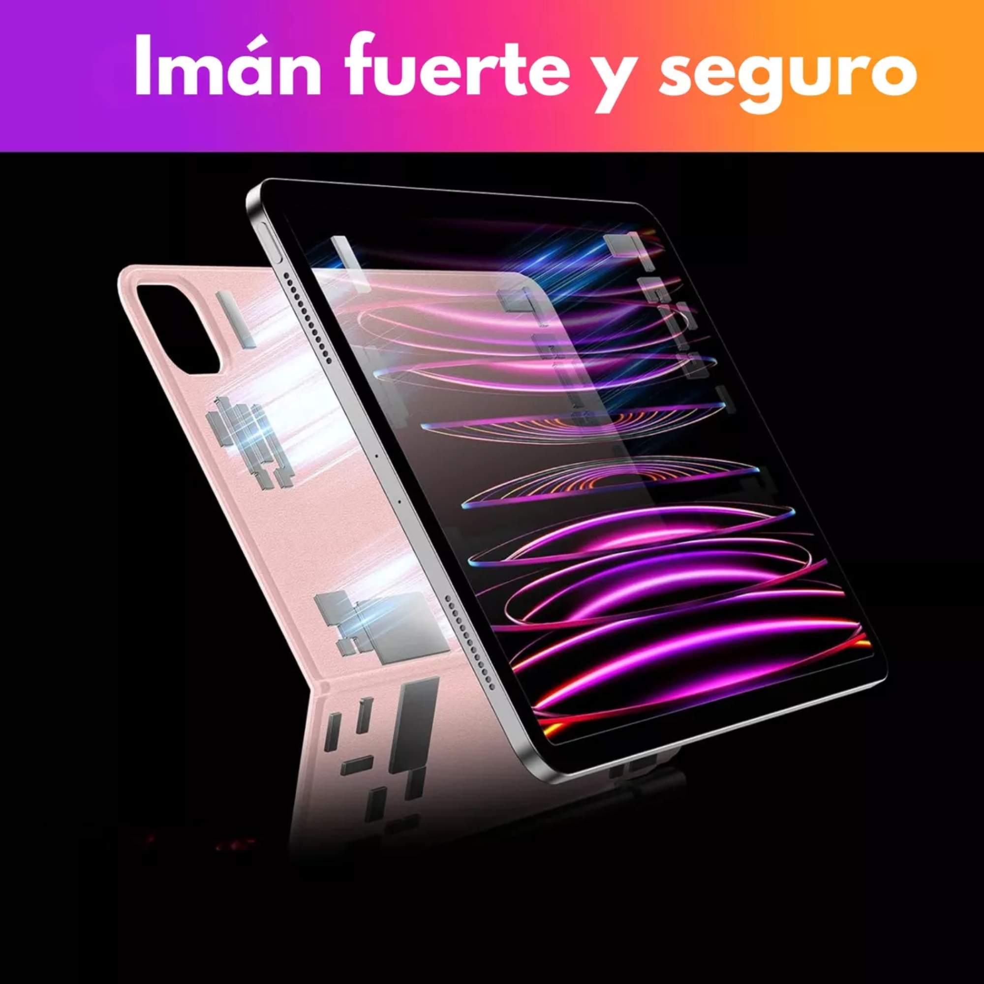 Teclado Magic Keyboard Para iPad Pro 11 iPad Air 4/5 10.9 Color Rosa