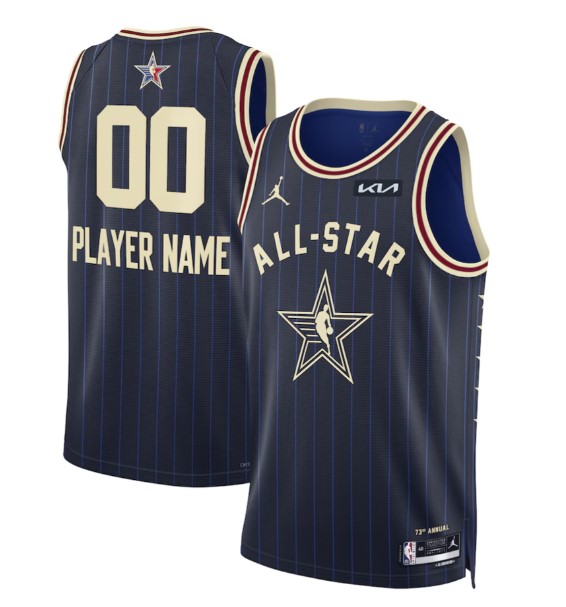 Nuevo! Jersey Basketball Juego de Estrellas 2024 EST Azul Stephen Curry 30 Talla XL.