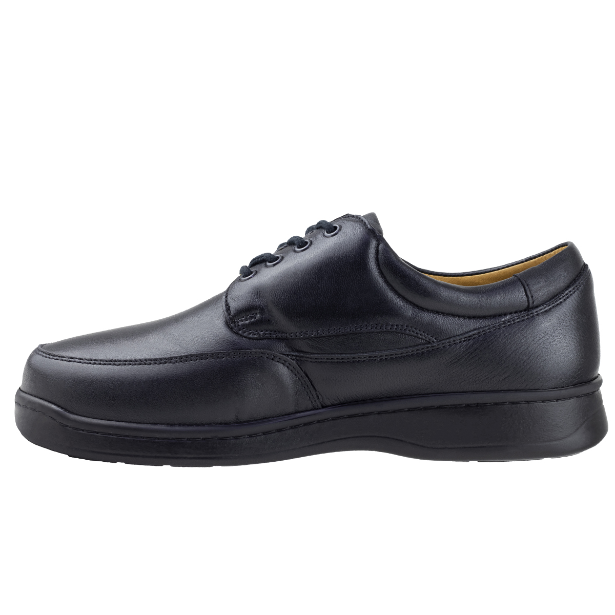 Zapatos Derby Negro Para Hombre Terapie Pie Diabético Acolchado 204 Confort .