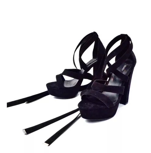 Tacones Dama Zapatillas Lazos Berry 7443.
