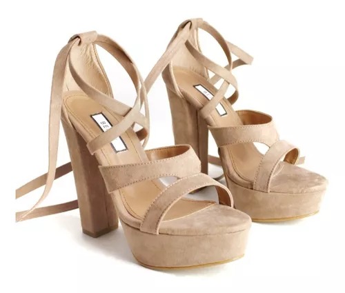 Tacones Dama Zapatillas Lazos Berry 7443.