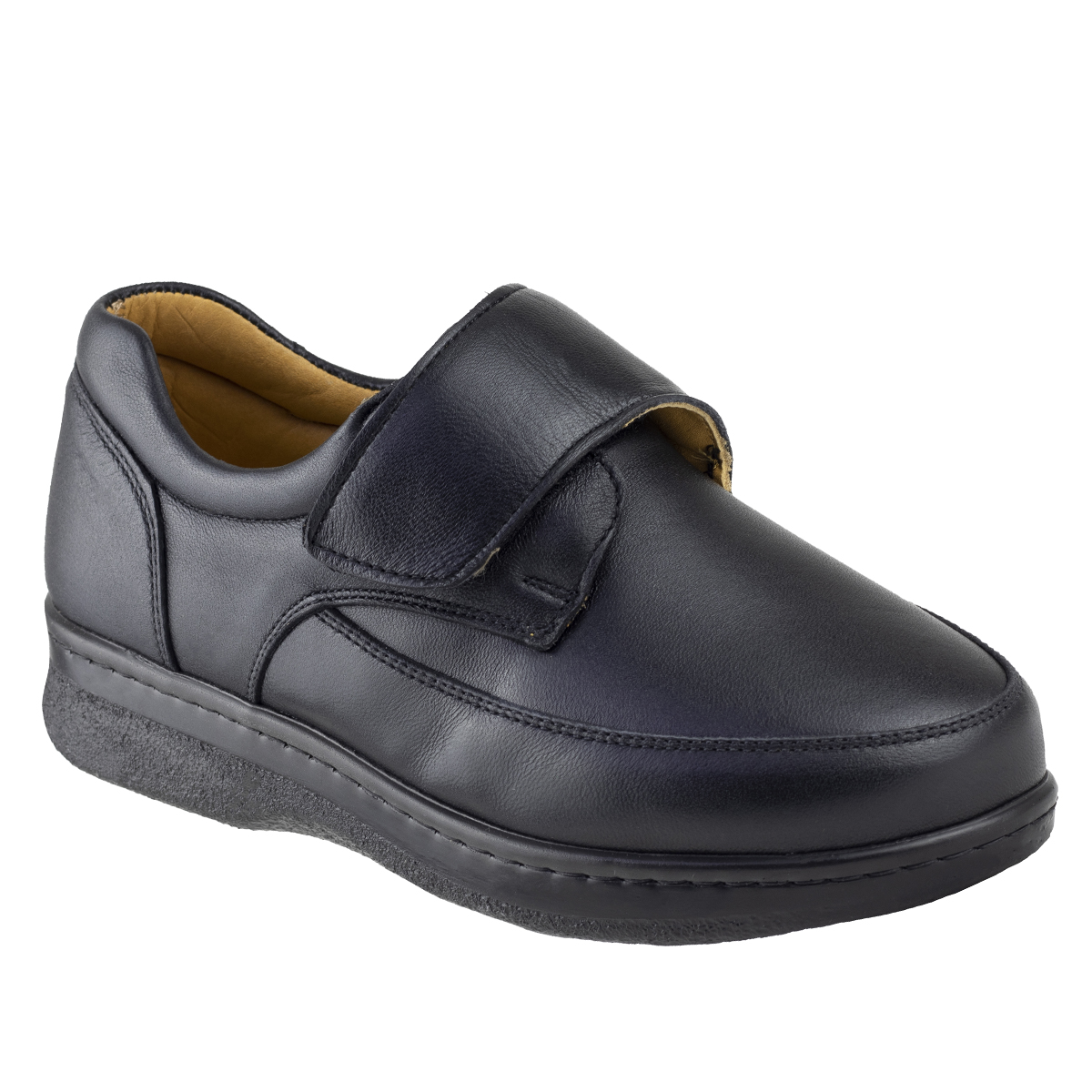 Zapato Para Mujer Derby Negro Broche Pie Diabético Terapie 129 Confort.