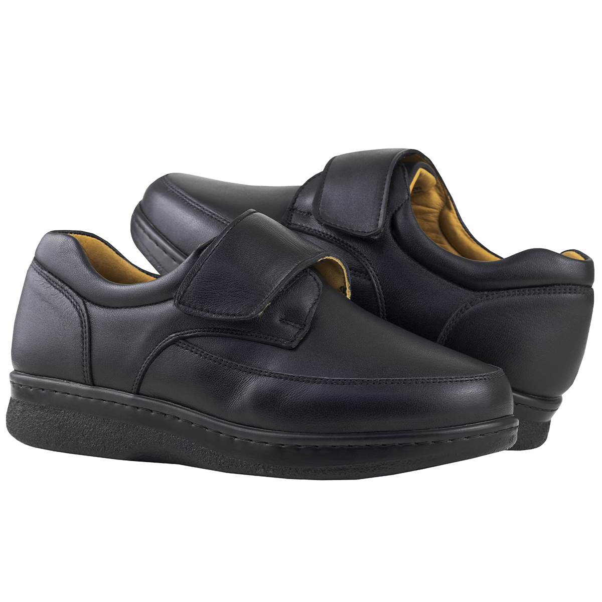 Zapato Para Mujer Derby Negro Broche Pie Diabético Terapie 129 Confort.