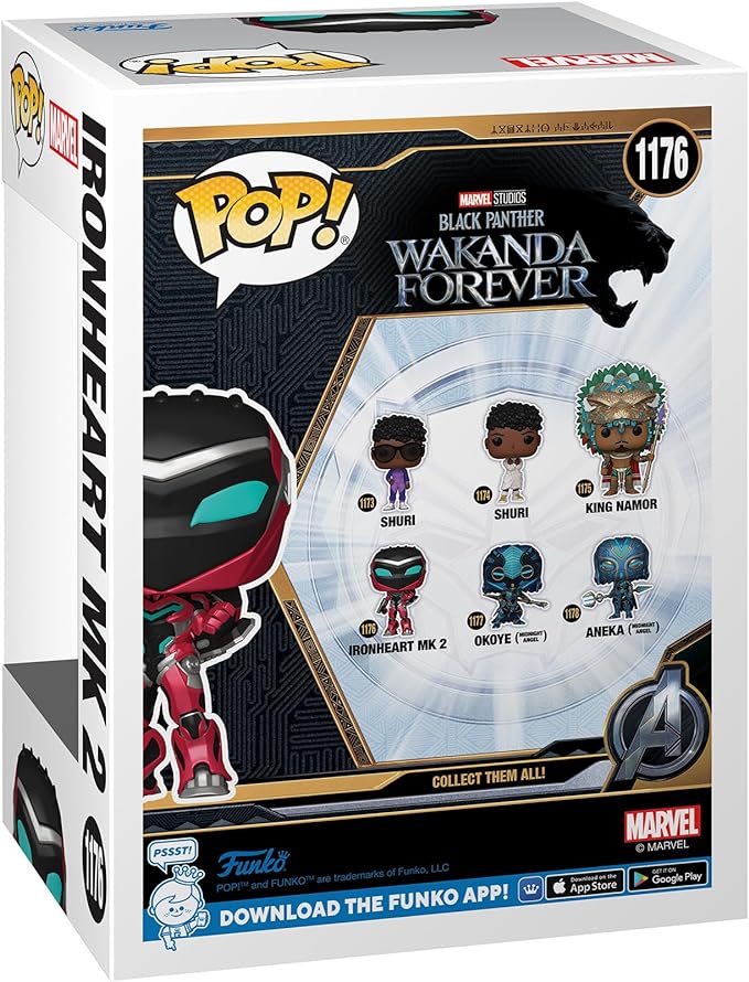 Funko Pop Marvel: Black Panther Wakanda Forever - IronHeart Mk 2.