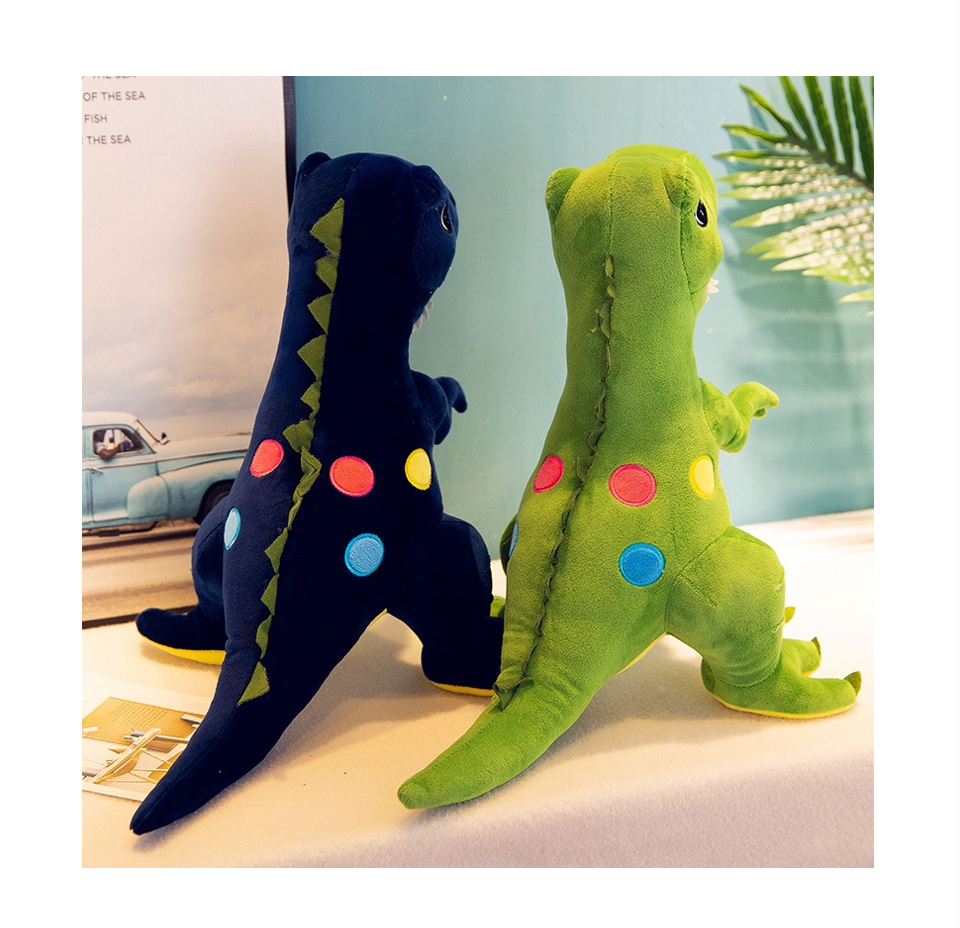 Peluche De Dinosaurio Para Niños, Tamaño Mediano Verde.