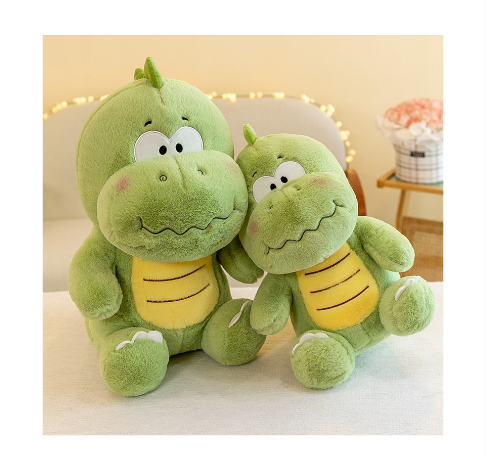 Peluche Gigante Triceratops Dinosaurios Juguetes De 60cm Verde