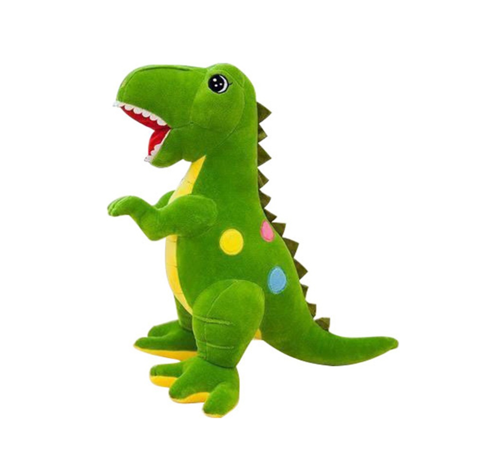 Peluche De Dinosaurio Para Niños, Tamaño Mediano Verde.