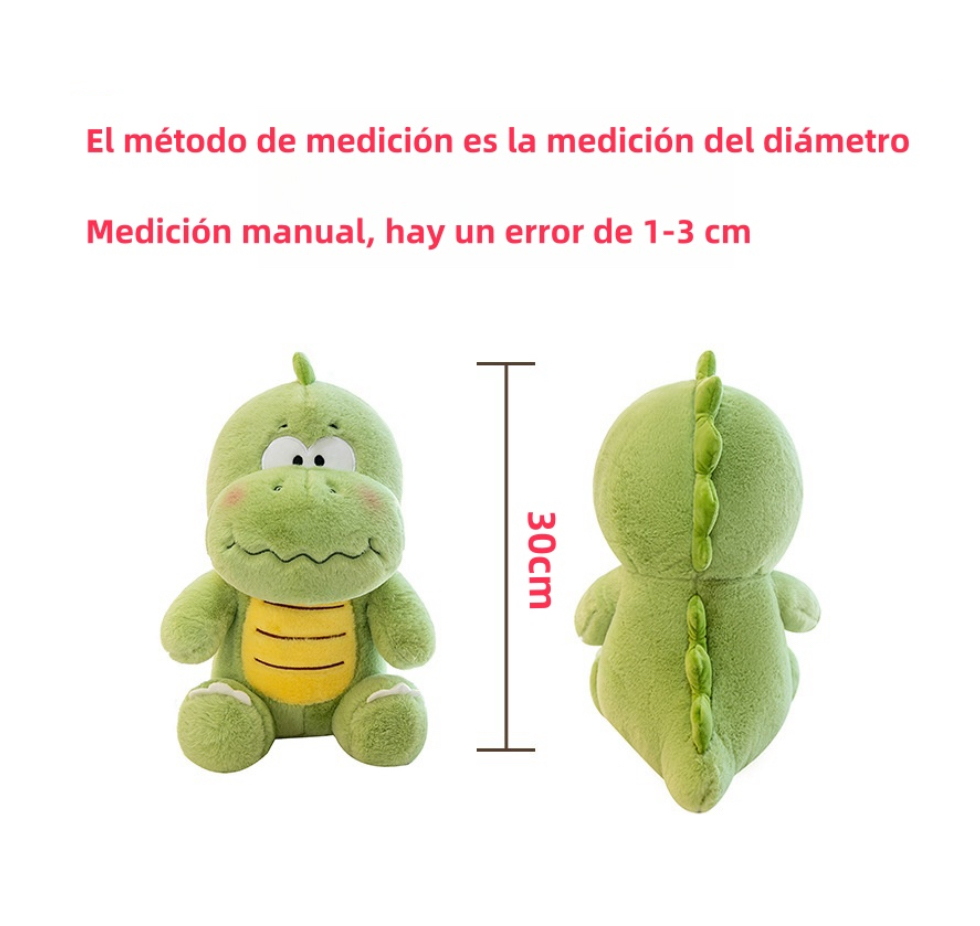 Peluche Gigante Triceratops Dinosaurios Juguetes De 60cm Verde