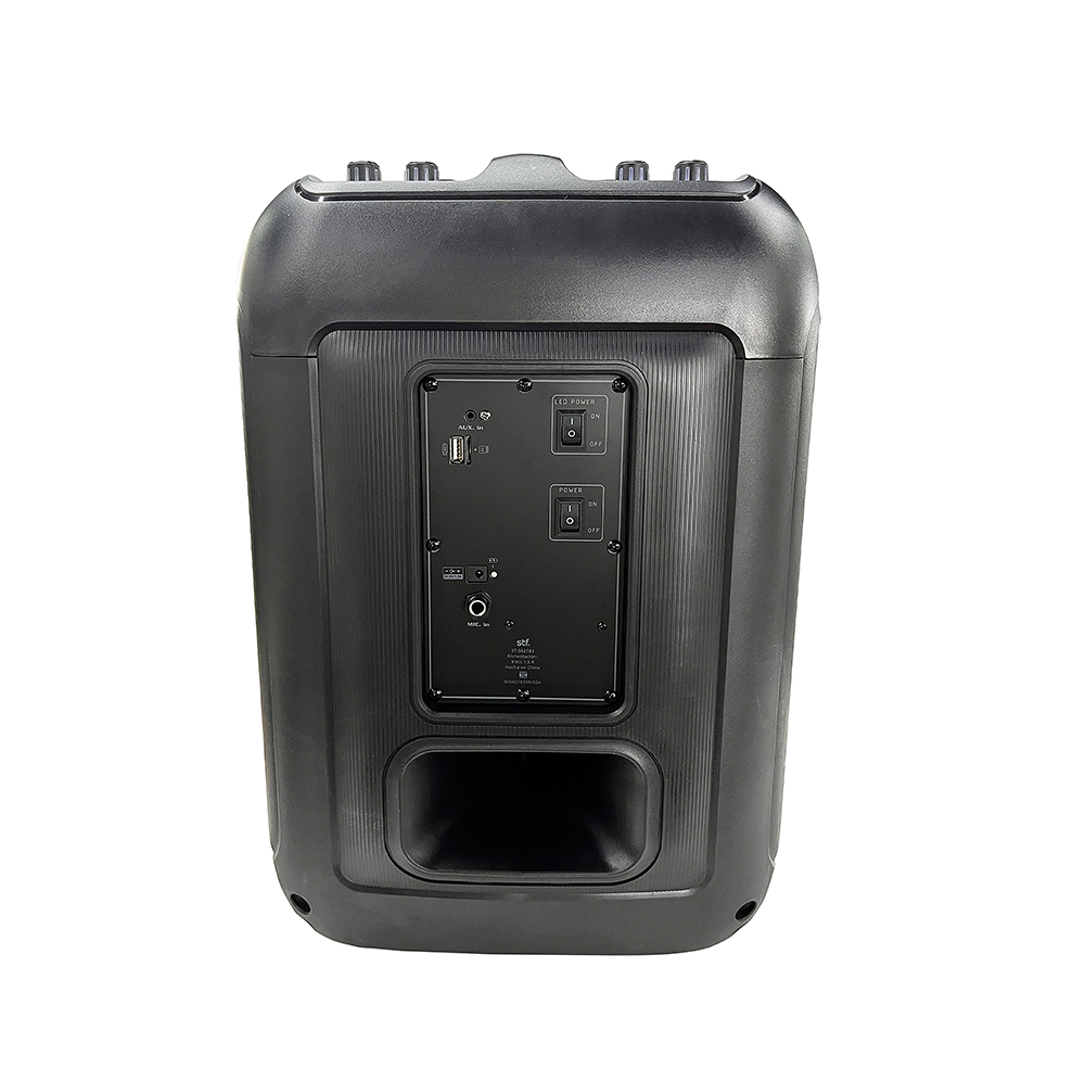 Bocina Inalámbrica portátil Power Block  Stf 12" pulgadas con luz LED.