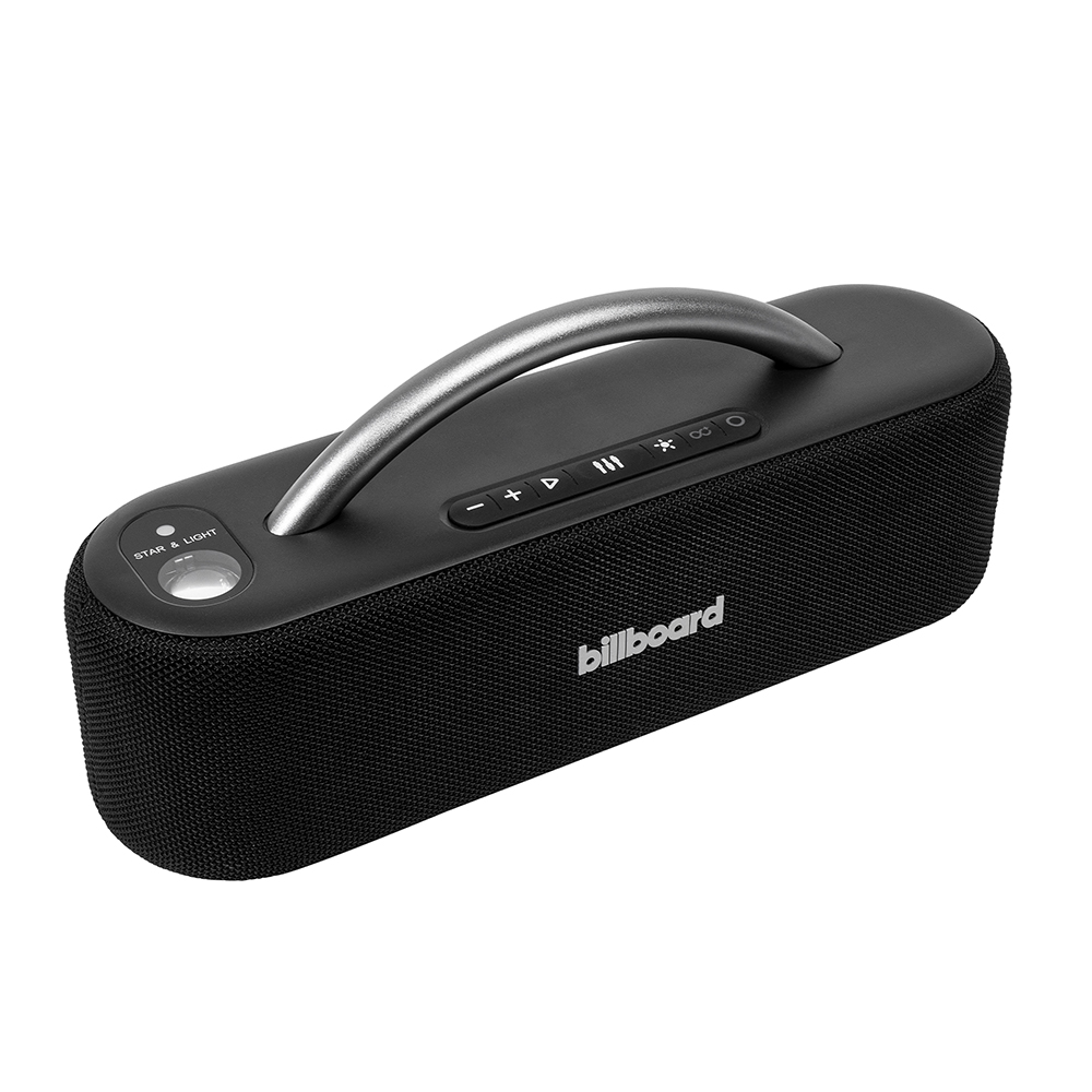 Bocina Inalámbrica Carbono Universe Billboard 2.5"x2 Con Proyector 